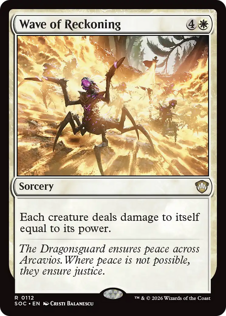 Wave of Reckoning [Secrets of Strixhaven Commander] | Card Merchant Takapuna