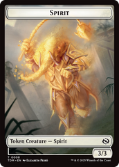 Spirit (0008) // Spirit (0009) Double-Sided Token [Tarkir: Dragonstorm Tokens] | Card Merchant Takapuna