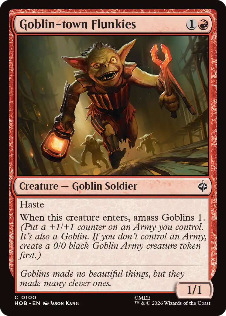 Goblin-town Flunkies [The Hobbit] | Card Merchant Takapuna