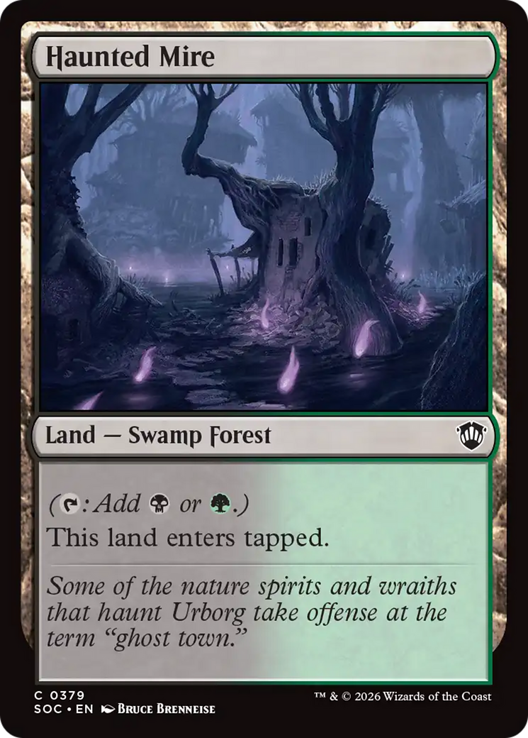 Haunted Mire [Secrets of Strixhaven Commander] | Card Merchant Takapuna