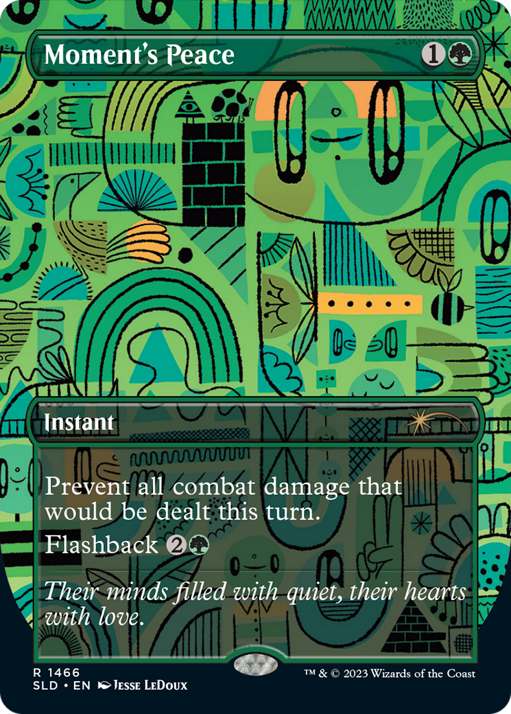 Moment's Peace (Rainbow Foil) [Secret Lair Drop Series] | Card Merchant Takapuna