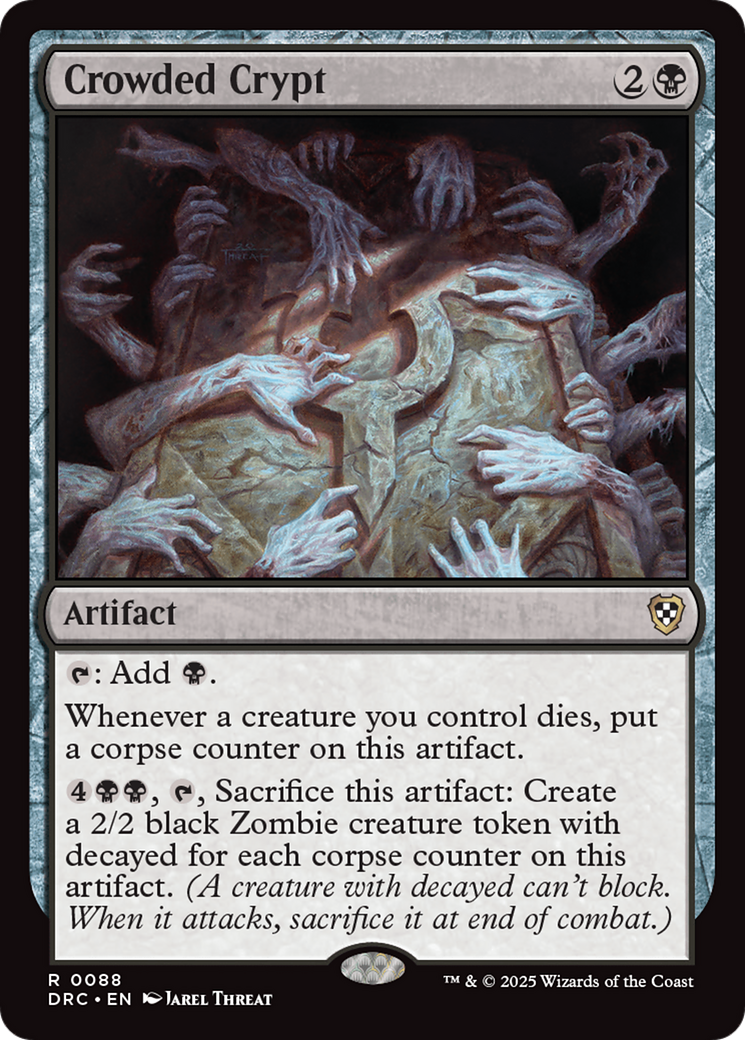 Crowded Crypt [Aetherdrift Commander] | Card Merchant Takapuna