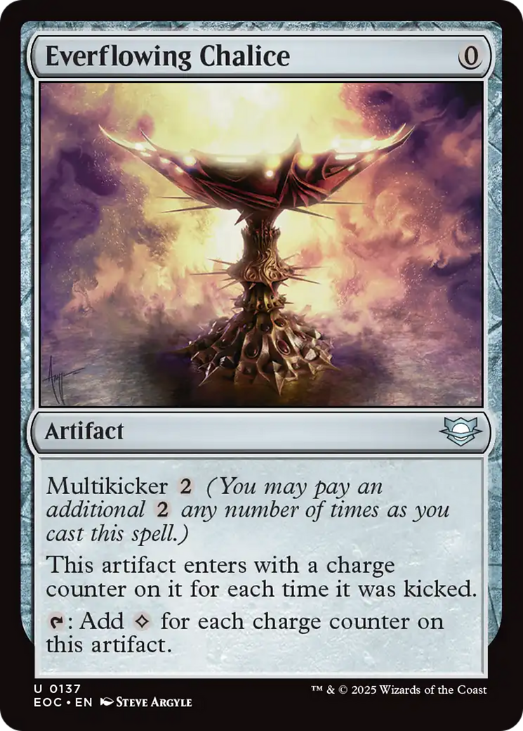 Everflowing Chalice [Edge of Eternities Commander] | Card Merchant Takapuna
