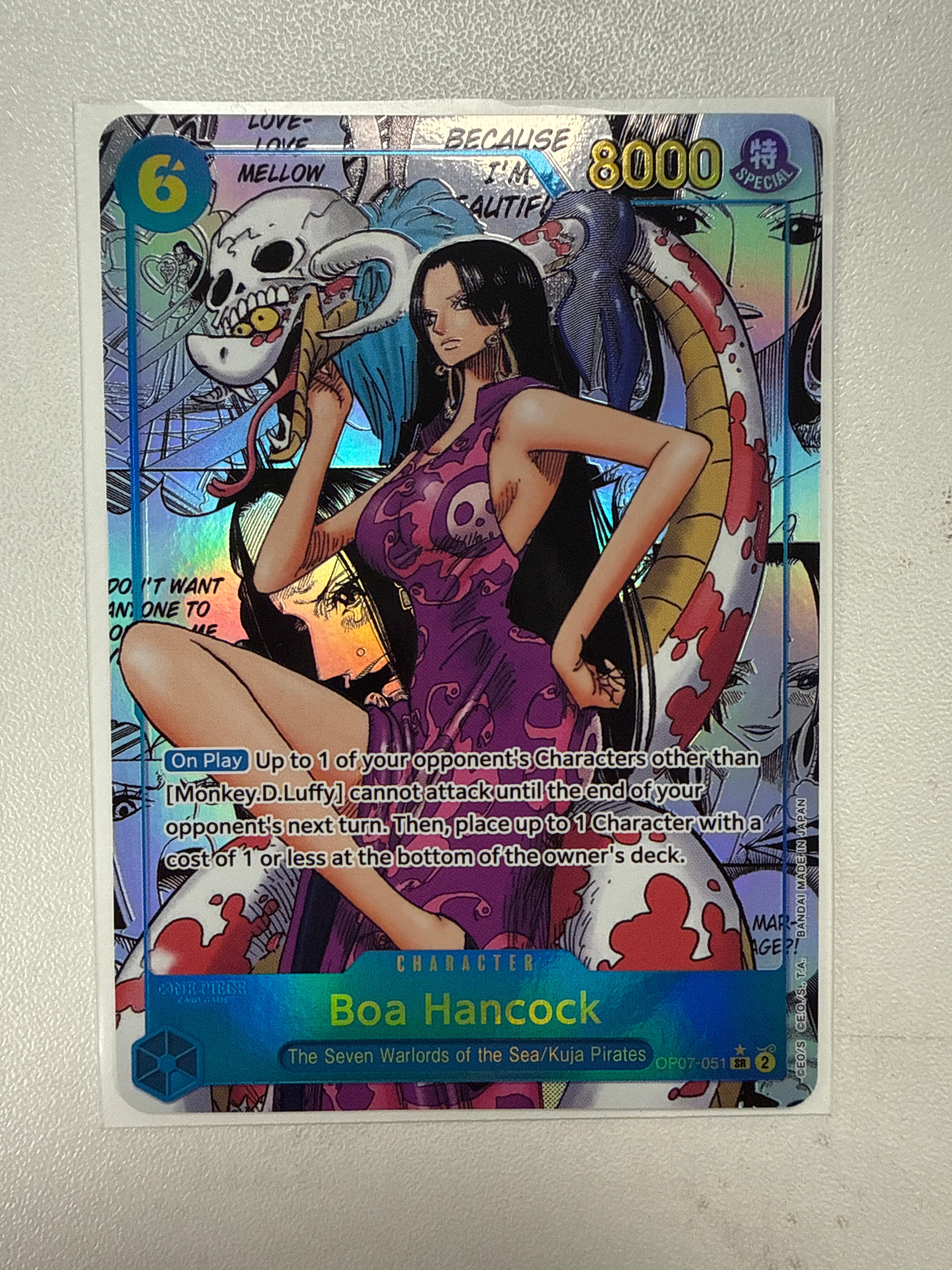 Boa Hancock (051) (Parallel) (Manga) [500 Years in the Future] | Card Merchant Takapuna