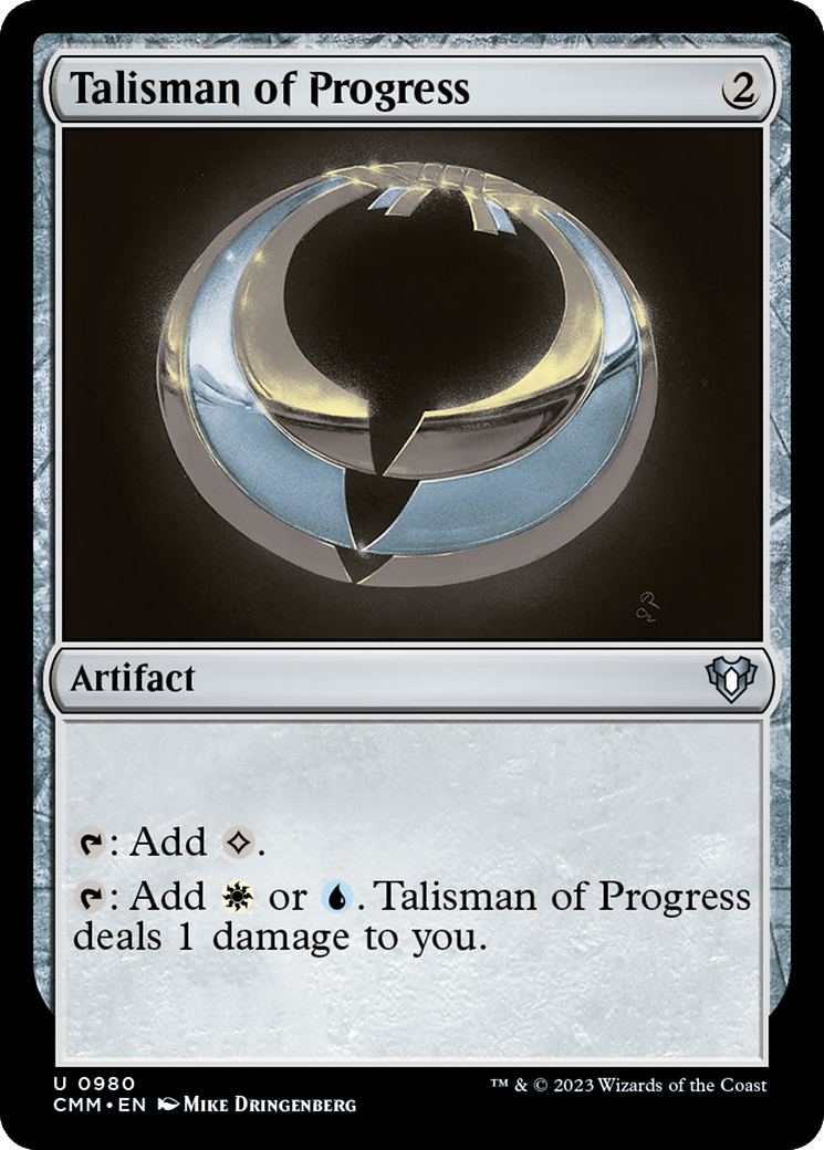 Talisman of Progress [Commander Masters] | Card Merchant Takapuna