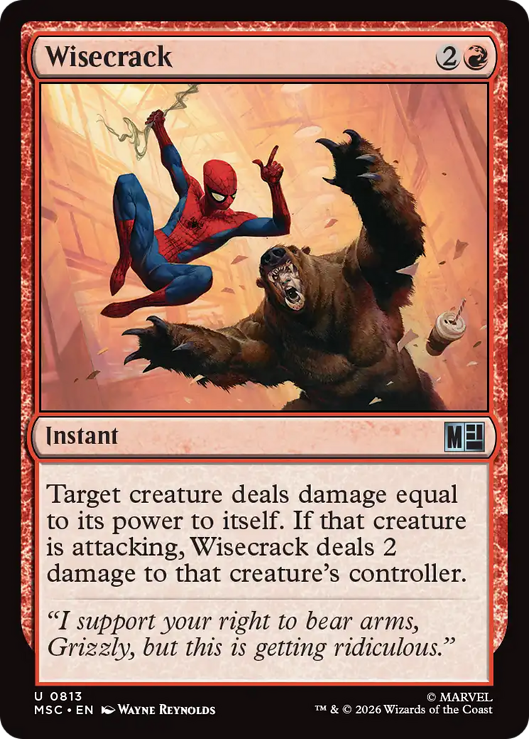 Wisecrack [Marvel Super Heroes Commander] | Card Merchant Takapuna