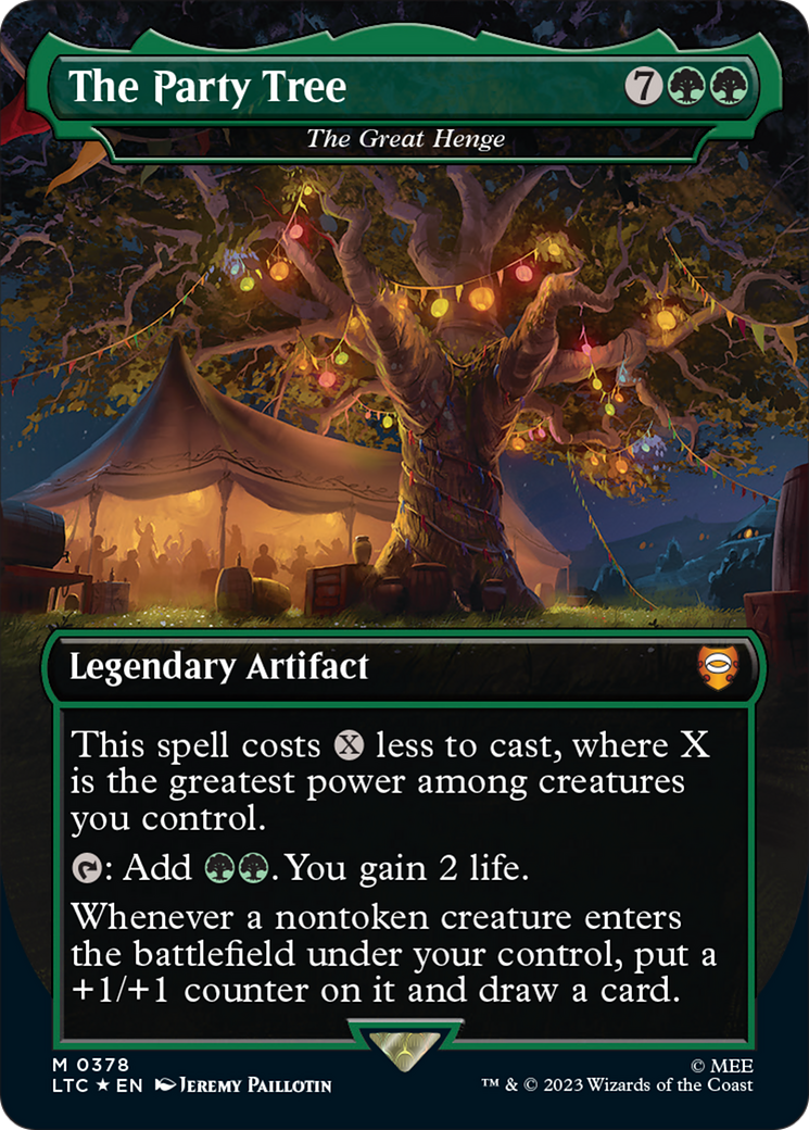 The Party Tree - The Great Henge (Surge Foil Realms and Relics) [The Lord of the Rings: Tales of Middle-Earth Commander] | Card Merchant Takapuna