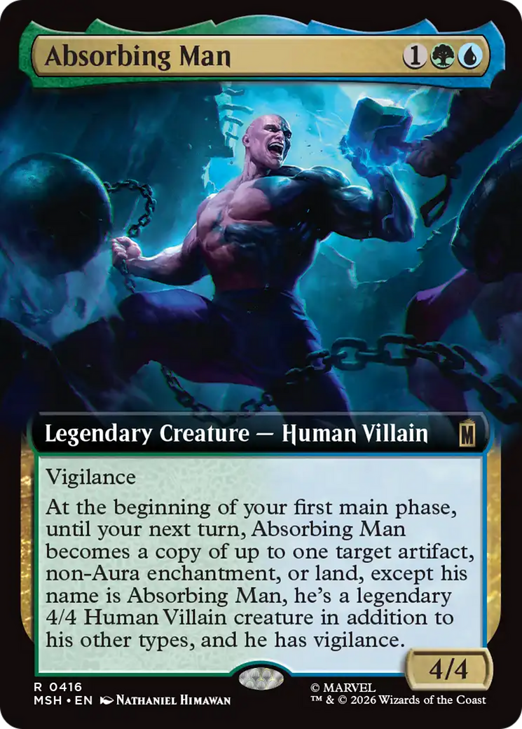 Absorbing Man (Extended Art) [Marvel Super Heroes] | Card Merchant Takapuna