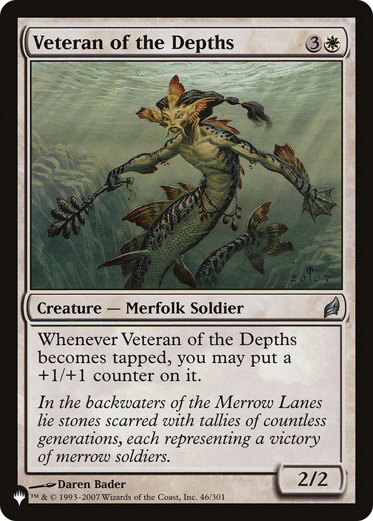 Veteran of the Depths [The List] | Card Merchant Takapuna