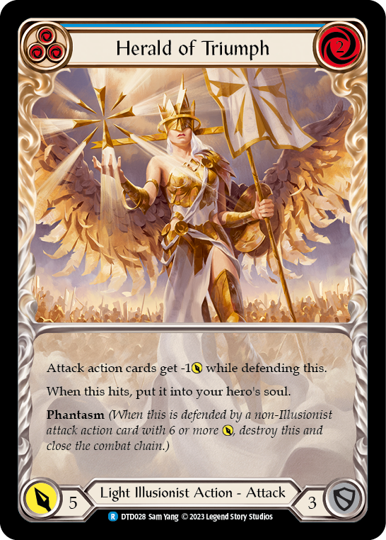 Herald of Triumph (Blue) [DTD028] (Dusk Till Dawn) | Card Merchant Takapuna