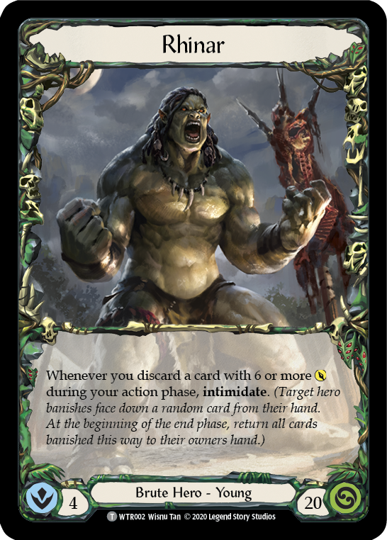 Rhinar [U-WTR002] (Welcome to Rathe Unlimited)  Unlimited Normal | Card Merchant Takapuna