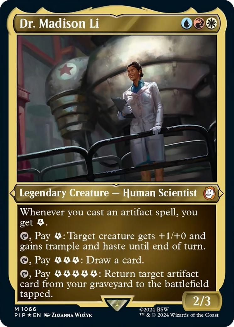 Dr. Madison Li (Display Commander) [Fallout] | Card Merchant Takapuna