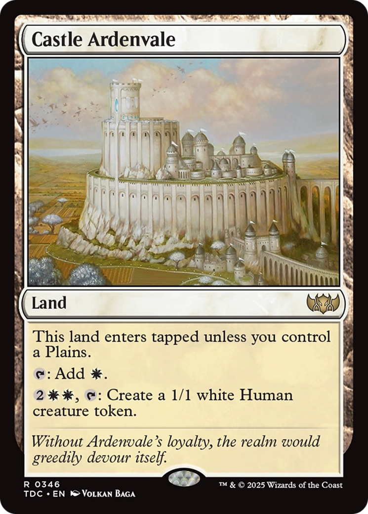 Castle Ardenvale [Tarkir: Dragonstorm Commander] | Card Merchant Takapuna