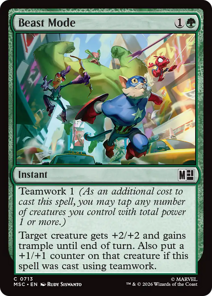 Beast Mode [Marvel Super Heroes Commander] | Card Merchant Takapuna