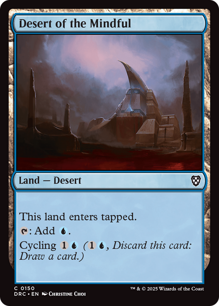 Desert of the Mindful [Aetherdrift Commander] | Card Merchant Takapuna