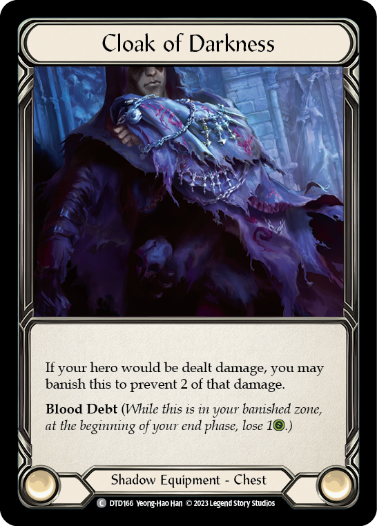 Cloak of Darkness [DTD166] (Dusk Till Dawn)  Cold Foil | Card Merchant Takapuna