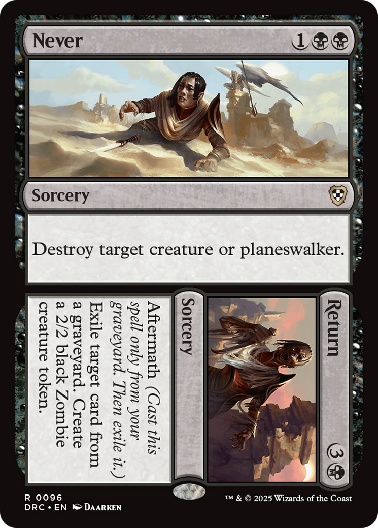 Never // Return [Aetherdrift Commander] | Card Merchant Takapuna