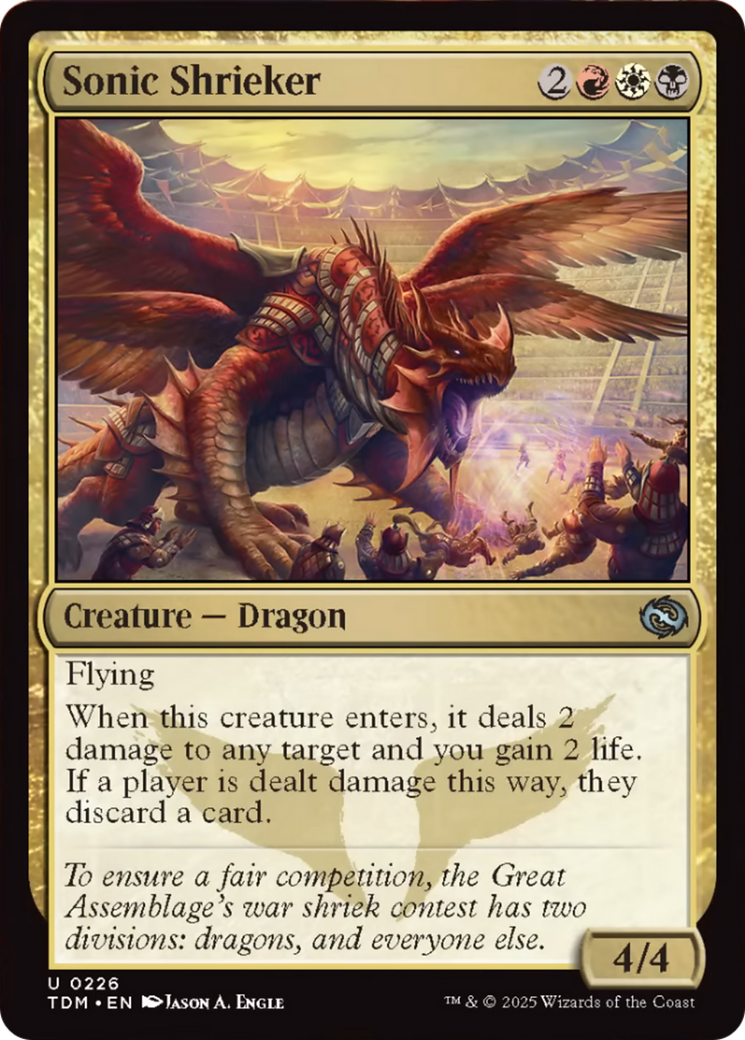 Sonic Shrieker [Tarkir: Dragonstorm] | Card Merchant Takapuna