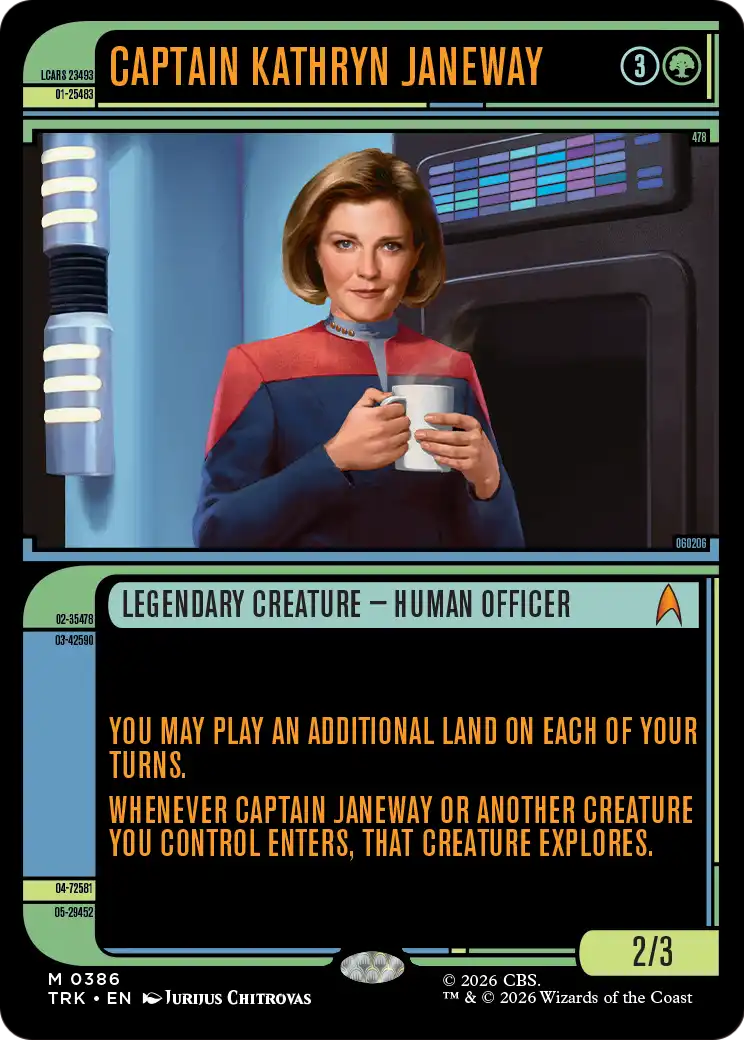 Captain Kathryn Janeway (Showcase) [Star Trek] | Card Merchant Takapuna