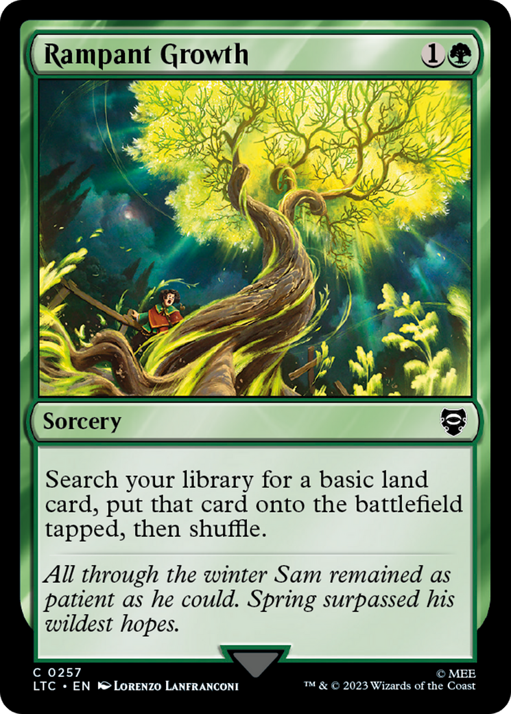 Rampant Growth [The Lord of the Rings: Tales of Middle-Earth Commander] | Card Merchant Takapuna