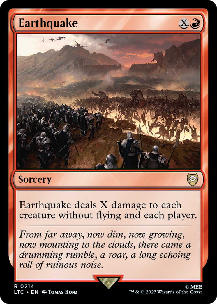 Earthquake [The Lord of the Rings: Tales of Middle-Earth Commander] | Card Merchant Takapuna