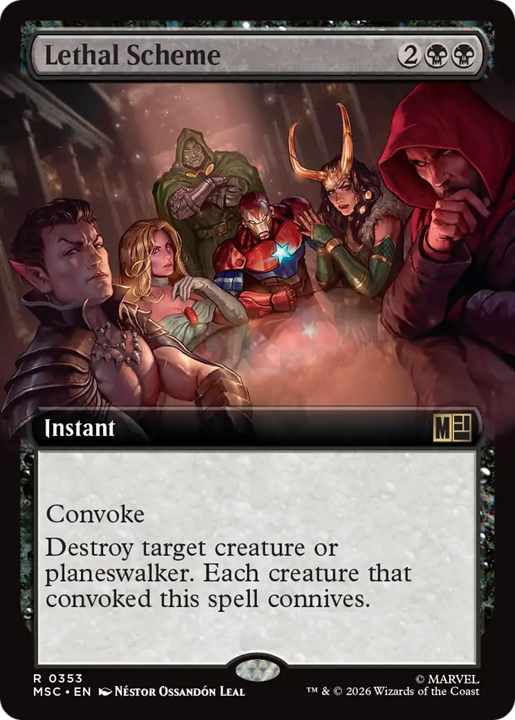 Lethal Scheme (Extended Art) [Marvel Super Heroes Commander] | Card Merchant Takapuna