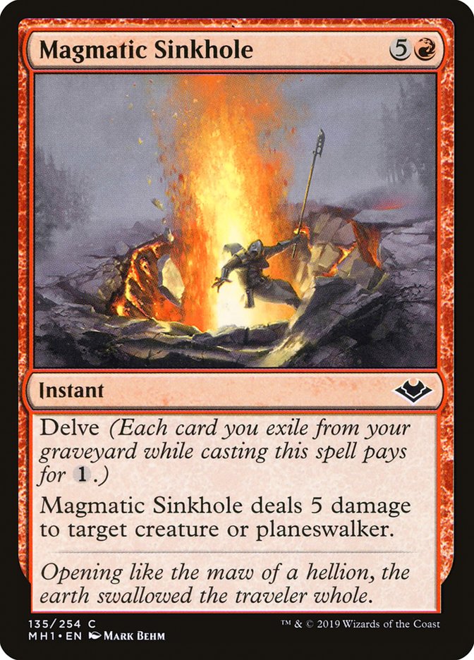 Magmatic Sinkhole [Modern Horizons] | Card Merchant Takapuna