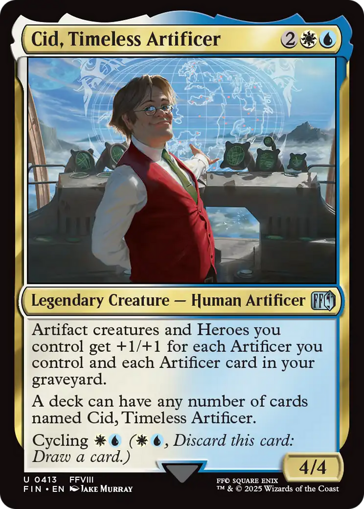 Cid, Timeless Artificer (0413) [FINAL FANTASY] | Card Merchant Takapuna