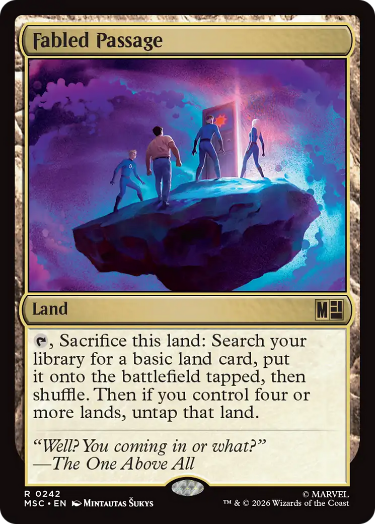 Fabled Passage (Surge Foil) [Marvel Super Heroes Commander] | Card Merchant Takapuna