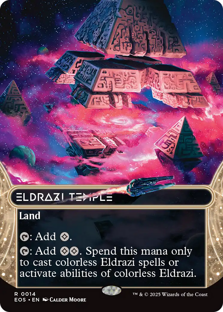 Eldrazi Temple (0014) (Borderless) [Edge of Eternities: Stellar Sights] | Card Merchant Takapuna