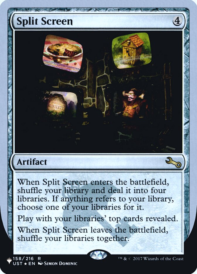 Split Screen (Unfinity Foil Edition) [The List] | Card Merchant Takapuna