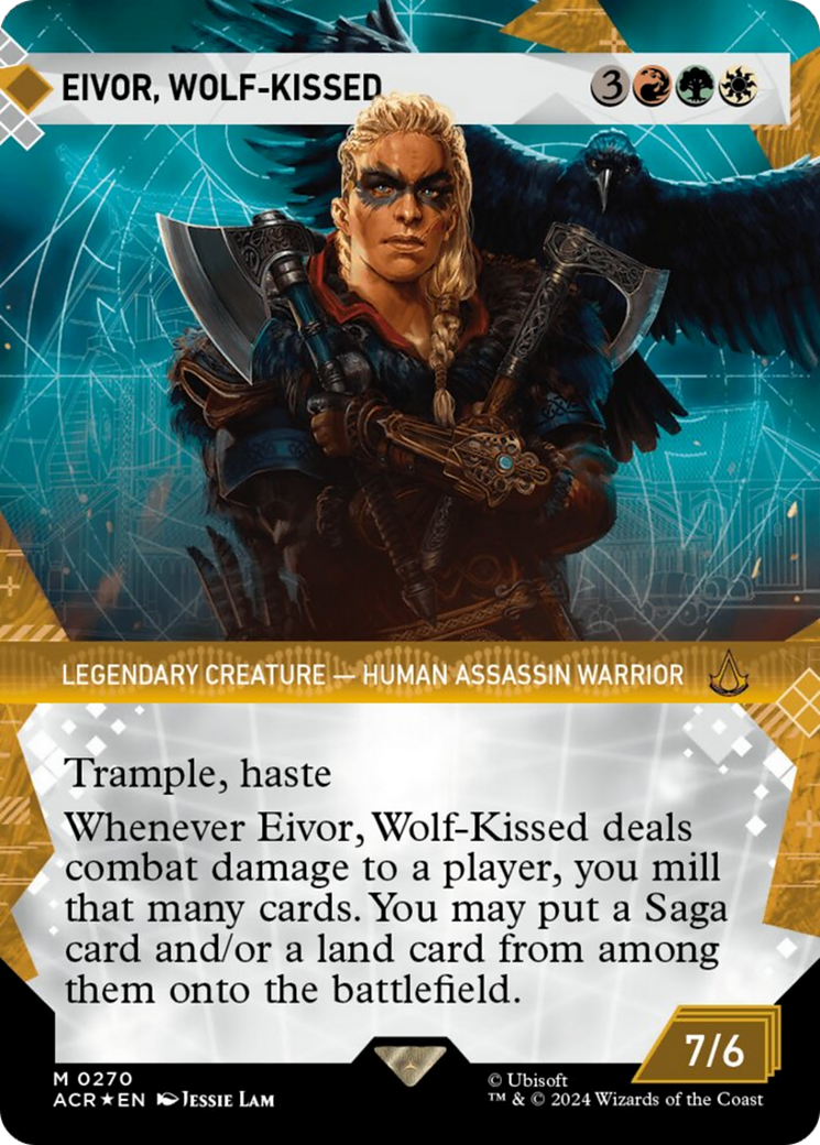 Eivor, Wolf-Kissed (Showcase) (Textured Foil) [Assassin's Creed] | Card Merchant Takapuna
