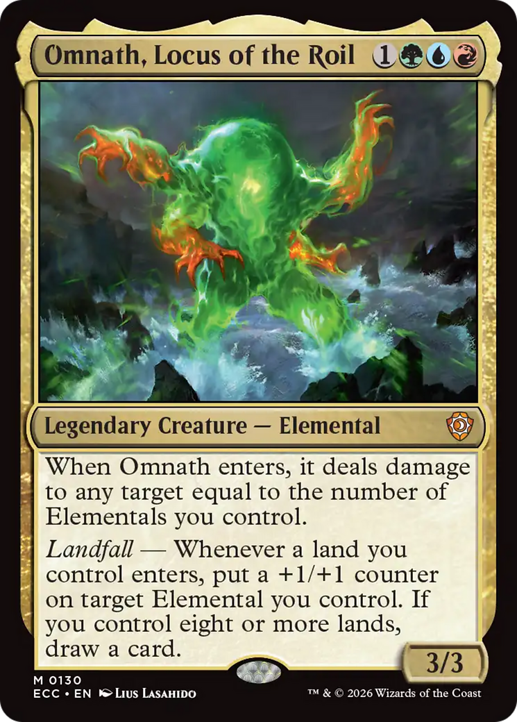 Omnath, Locus of the Roil [Lorwyn Eclipsed Commander] | Card Merchant Takapuna