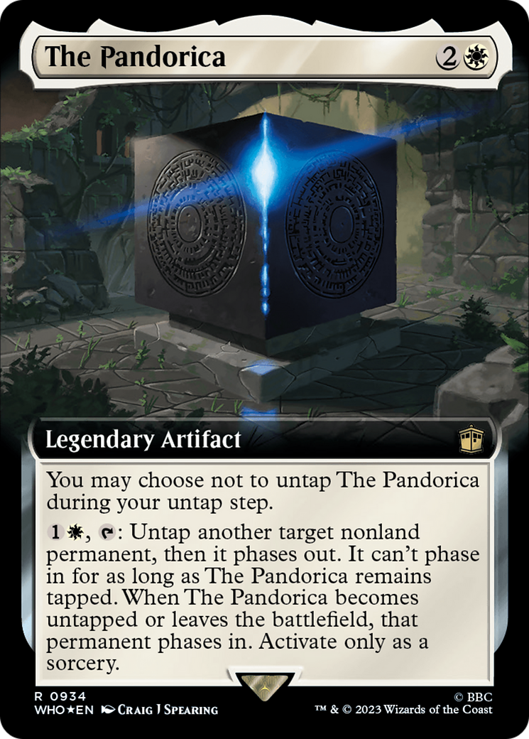 The Pandorica (Extended Art) (Surge Foil) [Doctor Who] | Card Merchant Takapuna