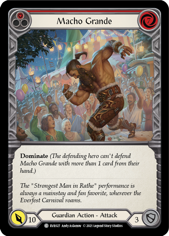 Macho Grande (Red) [EVR027] (Everfest)  1st Edition Normal | Card Merchant Takapuna