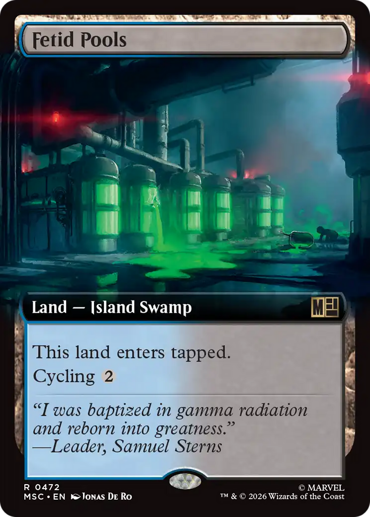 Fetid Pools (Extended Art) [Marvel Super Heroes Commander] | Card Merchant Takapuna