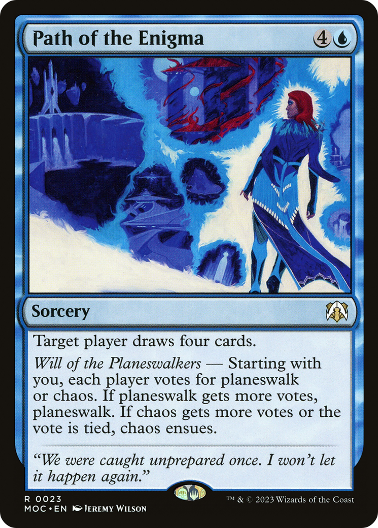 Path of the Enigma [March of the Machine Commander] | Card Merchant Takapuna