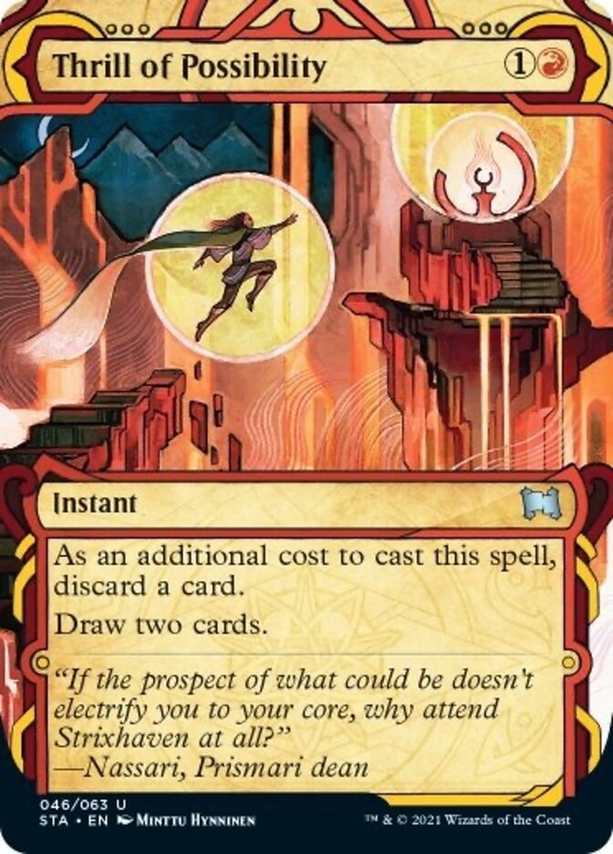 Thrill of Possibility (Foil Etched) [Strixhaven: Mystical Archive] | Card Merchant Takapuna