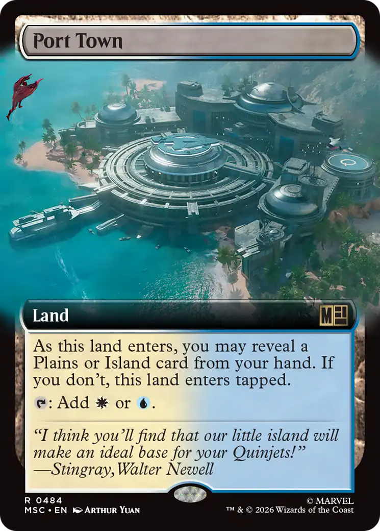 Port Town (Extended Art) [Marvel Super Heroes Commander] | Card Merchant Takapuna