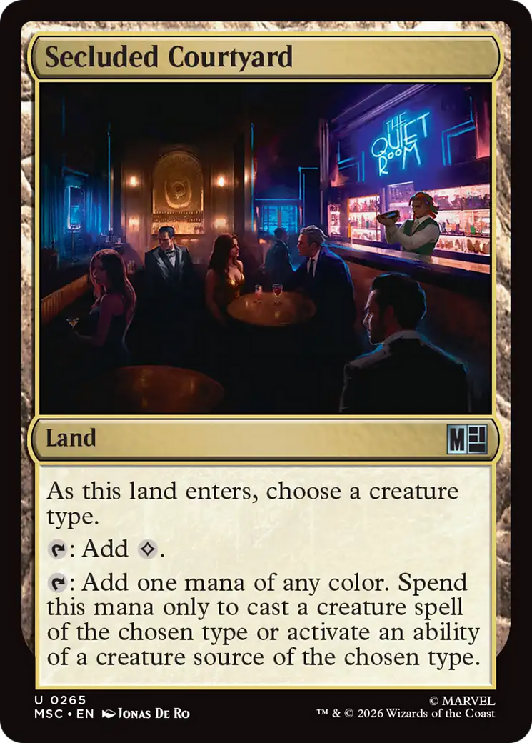 Secluded Courtyard [Marvel Super Heroes Commander] | Card Merchant Takapuna