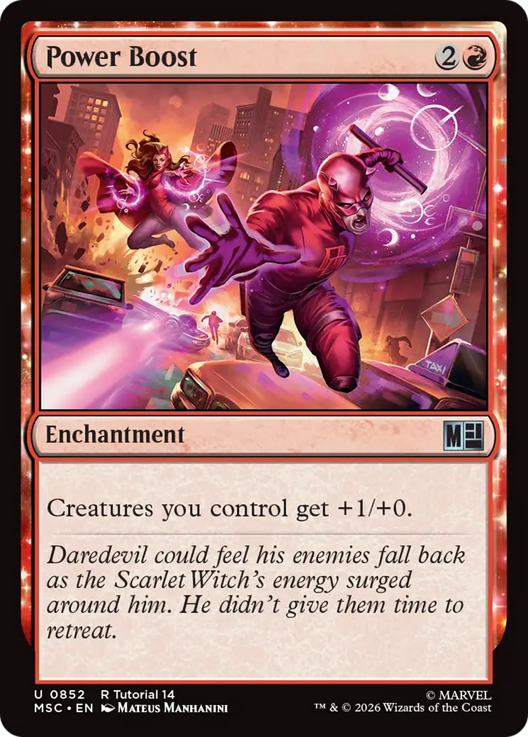 Power Boost (0852) [Marvel Super Heroes Commander] | Card Merchant Takapuna