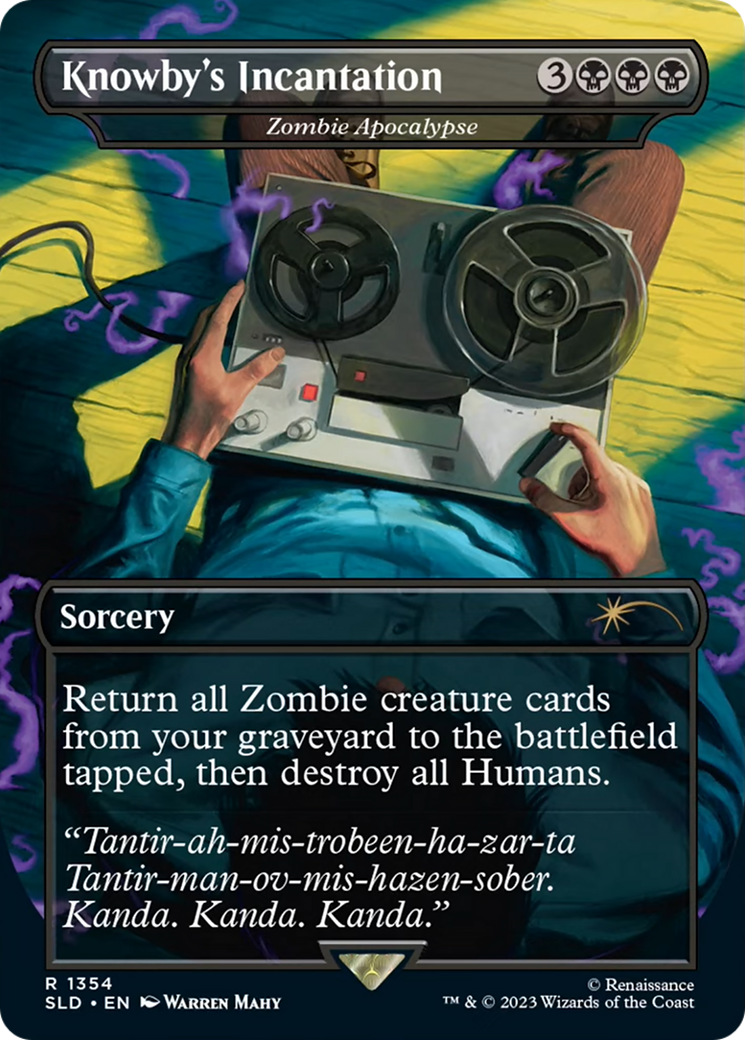 Knowby's Incantation - Zombie Apocalypse [Secret Lair Drop Series] | Card Merchant Takapuna