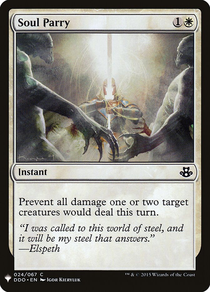 Soul Parry [Mystery Booster] | Card Merchant Takapuna