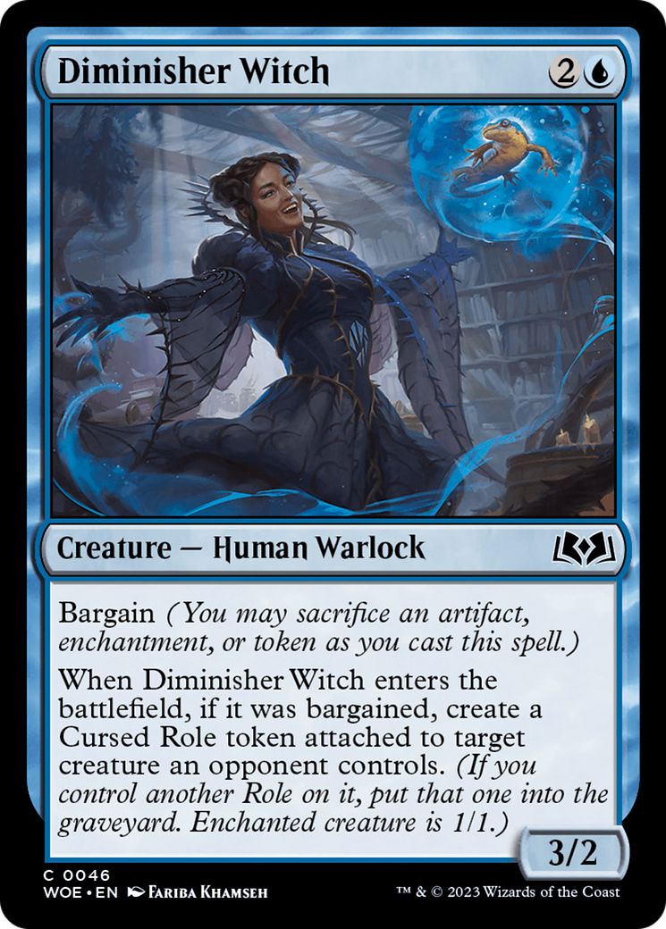 Diminisher Witch [Wilds of Eldraine] | Card Merchant Takapuna