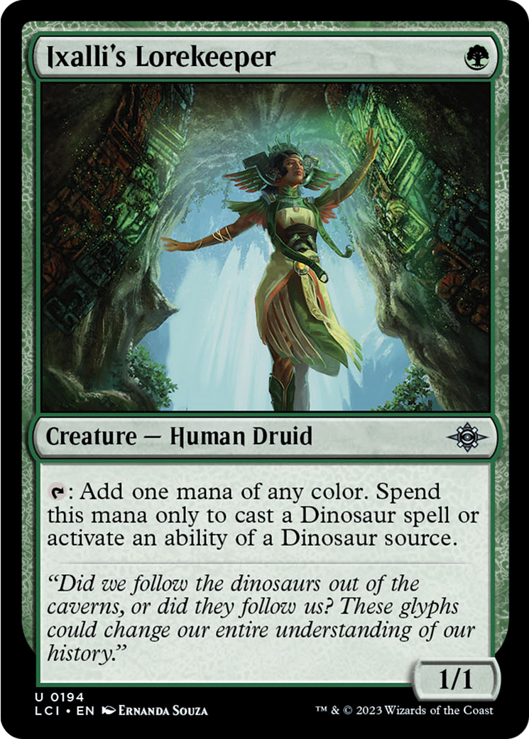 Ixalli's Lorekeeper [The Lost Caverns of Ixalan] | Card Merchant Takapuna