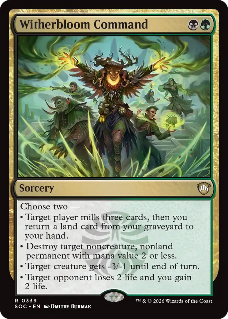 Witherbloom Command [Secrets of Strixhaven Commander] | Card Merchant Takapuna