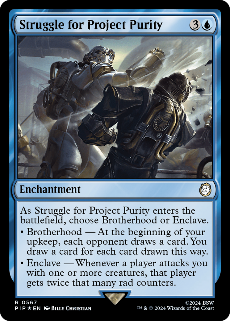 Struggle for Project Purity (Surge Foil) [Fallout] | Card Merchant Takapuna