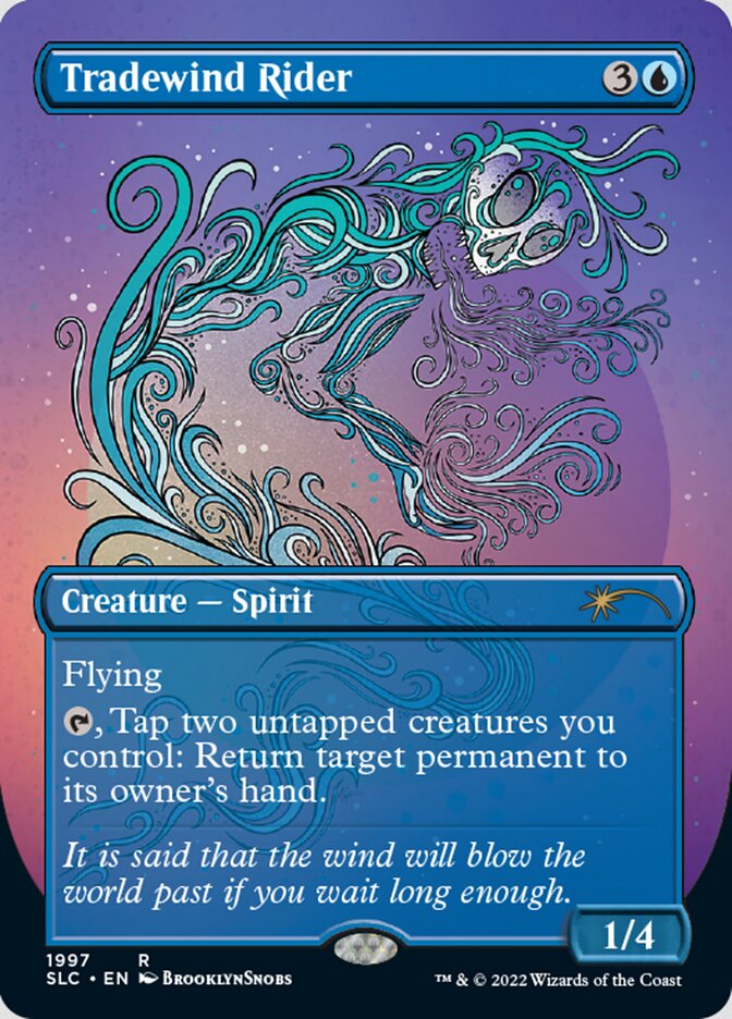 Tradewind Rider (Borderless) [Secret Lair Countdown Kit] | Card Merchant Takapuna