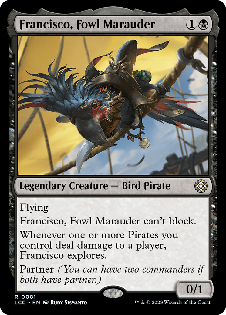 Francisco, Fowl Marauder [The Lost Caverns of Ixalan Commander] | Card Merchant Takapuna