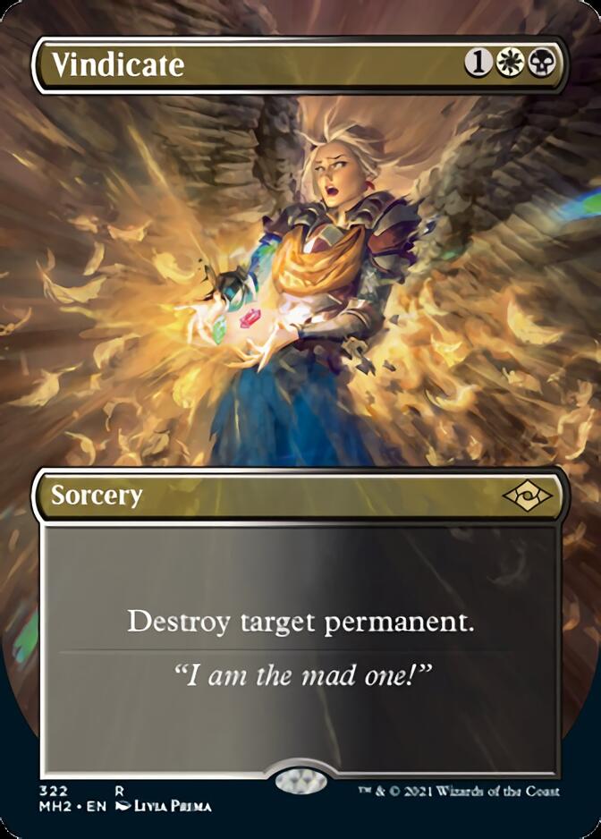 Vindicate (Borderless Alternate Art) [Modern Horizons 2] | Card Merchant Takapuna
